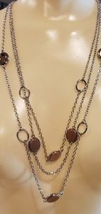 Studio S Layered Bronze Necklace